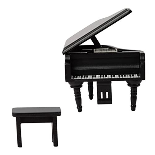 Hohopeti Miniatur-klaviermodell Aus Holz Für Puppenhaus Mit Feinen Details Kleines Klavier-Accessoire Für Haus-Dekoration Und Layout-Szene Hohopeti Miniatur-klaviermodell Aus Holz Für Puppenhaus Mit Feinen Details Kleines Klavier-Accessoire Für Haus-Dekoration Und Layout-Szene von Hohopeti