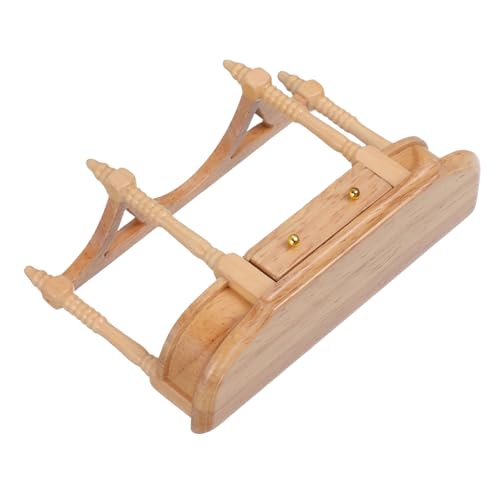 Hohopeti Miniatur Holz Schreibtisch Feine Verarbeitung Kompaktes Puppenhaus Möbel Modell Für Zubehör Hohopeti Miniatur Holz Schreibtisch Feine Verarbeitung Kompaktes Puppenhaus Möbel Modell Für Zubehör von Hohopeti