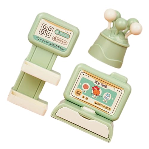 Hohopeti Miniatur Kasse aus Kunststoff Stabiles Kassenspielzeug für Glatte Oberfläche Sicher für Puppenhaus als Dekoration und Lernspielzeug für Zuhause und Büro Hohopeti Miniatur Kasse aus Kunststoff Stabiles Kassenspielzeug für Glatte Oberfläche Sicher für Puppenhaus als Dekoration und Lernspielzeug für Zuhause und Büro von Hohopeti