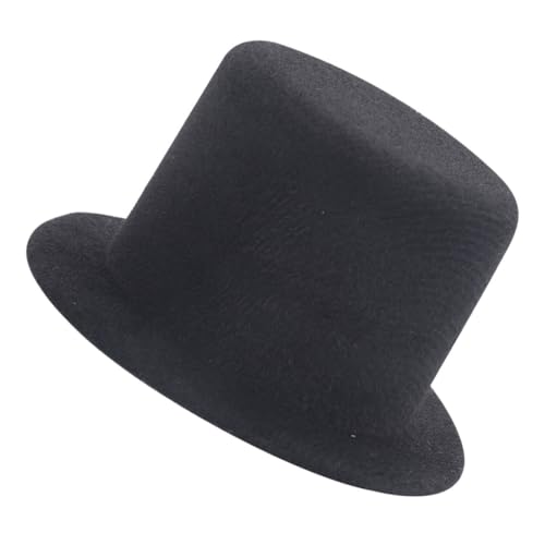 Hohopeti Miniatur Mini Hut Schwarz für Puppen DIY Basteln Schneemann Haustier Zubehör Leichtes Stoffmaterial Robustes Design Hohopeti Miniatur Mini Hut Schwarz für Puppen DIY Basteln Schneemann Haustier Zubehör Leichtes Stoffmaterial Robustes Design von Hohopeti