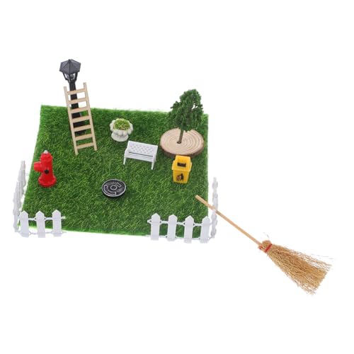 Hohopeti 1 Set Miniatur Puppenhaus Garten Dekoration 12 Modelle Von Miniatur Grünflächen Und Innenhöfen Bastelset Für Dollhouse Layouts Perfekt Für Kreative Miniaturprojekte von Hohopeti