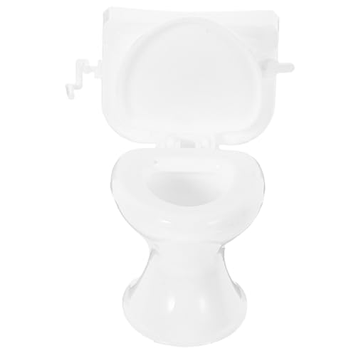 Hohopeti Miniatur Puppenhaus Wc Toilettenmodell Weiß Realistisches Badezimmer Zubehör Detailgetreues Puppenhaus Badezimmer Kleines Wc für Rollenspiele Dekoration Hohopeti Miniatur Puppenhaus Wc Toilettenmodell Weiß Realistisches Badezimmer Zubehör Detailgetreues Puppenhaus Badezimmer Kleines Wc für Rollenspiele Dekoration von Hohopeti