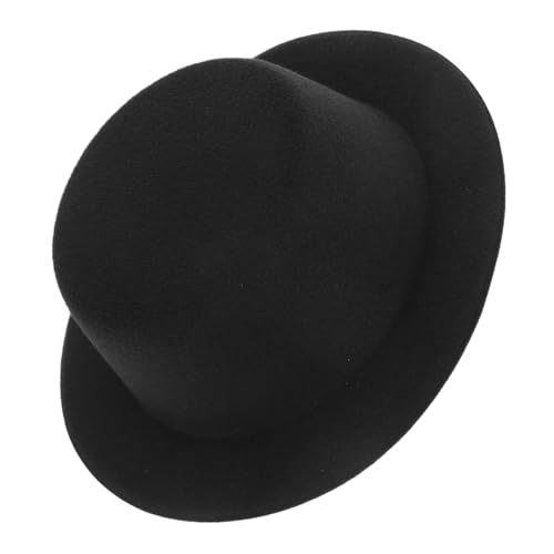 Hohopeti Miniatur deko Hut für Puppen Schwarzer Baumwoll Modisches Accessoire für DIY puppenoutfits Leichte Kompakte Bastel Dekoration für Plüschpuppen Hohopeti Miniatur deko Hut für Puppen Schwarzer Baumwoll Modisches Accessoire für DIY puppenoutfits Leichte Kompakte Bastel Dekoration für Plüschpuppen von Hohopeti
