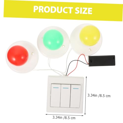 Hohopeti Montessori Busy Board Schalterspielzeug mit Lichtfarben Rot Grün Gelb Lernspielzeug für Kleinkinder Frühpädagogisches Sensorisches Aktivitätsbrett Motorik und Farberkennung Hohopeti Montessori Busy Board Schalterspielzeug mit Lichtfarben Rot Grün Gelb Lernspielzeug für Kleinkinder Frühpädagogisches Sensorisches Aktivitätsbrett Motorik und Farberkennung von Hohopeti
