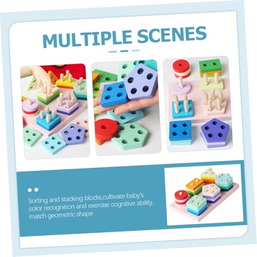 Hohopeti Montessori Holz Steckspiel Geometrische Formen Sortierspiel für Kleinkinder Jahre Feinmotorische Motorische Geschicklichkeit Lernspielzeug Hohopeti Montessori Holz Steckspiel Geometrische Formen Sortierspiel für Kleinkinder Jahre Feinmotorische Motorische Geschicklichkeit Lernspielzeug von Hohopeti