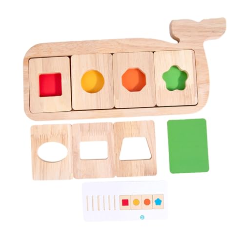 Hohopeti Montessori Holzpuzzle Farbbrett für Kognitives Lernspielzeug Geometrisches Walbrett Puzzle Pädagogisches Motorikspielzeug zur Farb und Formerkennung Sicheres Glattes Material Hohopeti Montessori Holzpuzzle Farbbrett für Kognitives Lernspielzeug Geometrisches Walbrett Puzzle Pädagogisches Motorikspielzeug zur Farb und Formerkennung Sicheres Glattes Material von Hohopeti