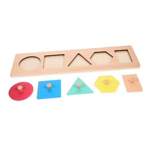 Hohopeti Montessori Holzpuzzle Geometrische Formen Steckspiel für Kleinkinder Montessori Förderspielzeug Konzentration und Logischem Denken in Kindergarten und Zuhause Hohopeti Montessori Holzpuzzle Geometrische Formen Steckspiel für Kleinkinder Montessori Förderspielzeug Konzentration und Logischem Denken in Kindergarten und Zuhause von Hohopeti