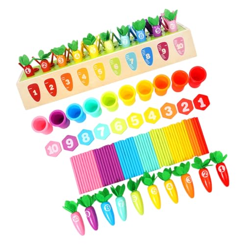 Hohopeti Montessori Lernspielzeug Ab Jahr Karotten Zahlen Sortier Zuordnungsspiel Holzspielzeug für Kleinkinder Frühpädagogik Geschenk Hohopeti Montessori Lernspielzeug Ab Jahr Karotten Zahlen Sortier Zuordnungsspiel Holzspielzeug für Kleinkinder Frühpädagogik Geschenk von Hohopeti