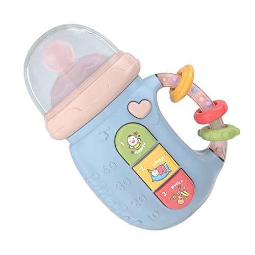Hohopeti Neugeborenes Bilinguales Lernspielzeug Babyflasche Rassel mit Musik und Licht Motorikförderndes Babyspielzeug für Kleine Hände und Unterhaltsam Farblich Abgestimmt Ruhigem Blau Hohopeti Neugeborenes Bilinguales Lernspielzeug Babyflasche Rassel mit Musik und Licht Motorikförderndes Babyspielzeug für Kleine Hände und Unterhaltsam Farblich Abgestimmt Ruhigem Blau von Hohopeti