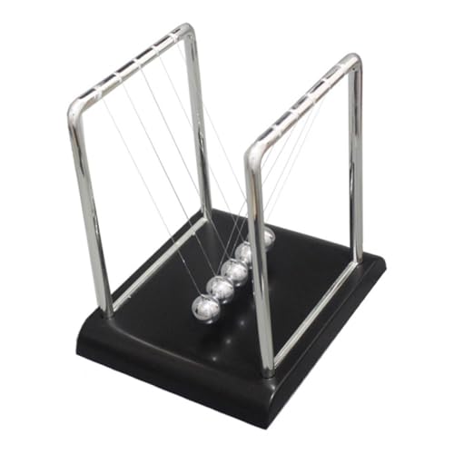 Hohopeti Newton schwingt den Ball pendelndes Bürospielzeug Sportdekor Newton Wiegenwaage Spielzeug für Kinder kinderspielzeug swor Home-Desktop-Dekor Einzigartiger Newton Balance Ball Black von Hohopeti