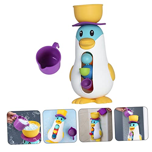 Hohopeti Niedliches Pinguin badespielzeug mit Windrad Leichtes Junge Mädchen und Kleinkinder Fördert Kreativität und Hand Auge koordination Geeignet für Badewanne Pool und Indoor spielspaß Hohopeti Niedliches Pinguin badespielzeug mit Windrad Leichtes Junge Mädchen und Kleinkinder Fördert Kreativität und Hand Auge koordination Geeignet für Badewanne Pool und Indoor spielspaß von Hohopeti