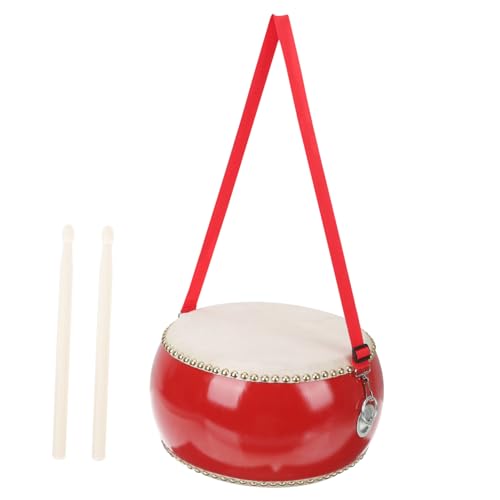 Hohopeti Percussion Instrument Cowhide Trommel mit Trommelstöcken und Tragegurt Musik Lernspielzeug für Jungen und Mädchen Ab Jahren Rhythmusförderndes Schlagzeug Hohopeti Percussion Instrument Cowhide Trommel mit Trommelstöcken und Tragegurt Musik Lernspielzeug für Jungen und Mädchen Ab Jahren Rhythmusförderndes Schlagzeug von Hohopeti