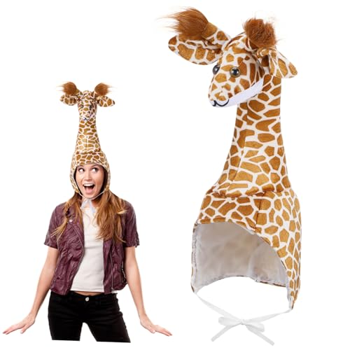 Hohopeti Interaktives Tierhut-set Giraffen-performance-kappe Für Jungen Und Mädchen Jungen Und Mädchen Zum Verkleiden Und Fotografieren von Hohopeti