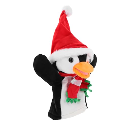 Hohopeti Pinguin-handpuppe Kinder Fingerpuppen Handpuppen Für Babys Mini-Pinguin-Puppen Handpuppen Für Kinder Schneemann Spielzeug Tierische Fingerpuppen Pinguin-fingerpuppen Stoff von Hohopeti