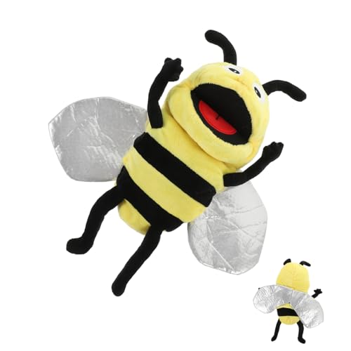 Hohopeti Plüsch Bienen Handpuppe aus Weichem Plüschstoff Interaktive Flauschige Handpuppe für Langlebig und Formbeständig für Geschichten und Rollenspiele Hohopeti Plüsch Bienen Handpuppe aus Weichem Plüschstoff Interaktive Flauschige Handpuppe für Langlebig und Formbeständig für Geschichten und Rollenspiele von Hohopeti