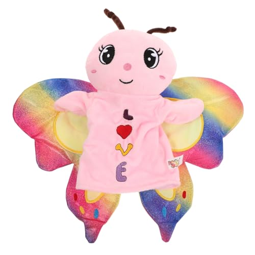 Hohopeti Plüsch Handpuppe Schmetterling Kuscheltier Tier Handspielzeug für Puppentheater Familieninteraktion Geburtstagsgeschenk für Mädchen und Jungen Hohopeti Plüsch Handpuppe Schmetterling Kuscheltier Tier Handspielzeug für Puppentheater Familieninteraktion Geburtstagsgeschenk für Mädchen und Jungen von Hohopeti