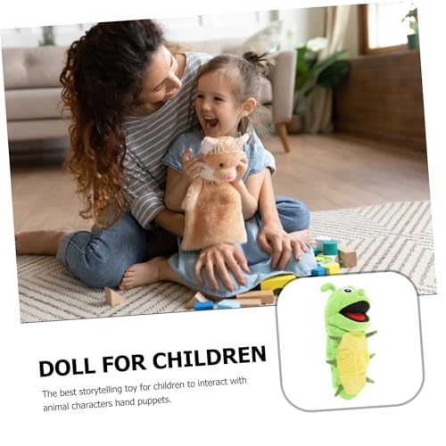 Hohopeti Plüsch Raupen Handpuppe Interaktives Kuscheltier mit Lebensechtem Design für Fantasievolles Rollenspiel und Storytelling Leichtes Waschbares Geschenk Hohopeti Plüsch Raupen Handpuppe Interaktives Kuscheltier mit Lebensechtem Design für Fantasievolles Rollenspiel und Storytelling Leichtes Waschbares Geschenk von Hohopeti