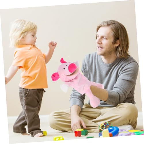 Hohopeti Plüsch Tierhandpuppe Schwein Handpuppe Kuschelig Cartoon Interaktiv Für Storytelling Kreatives Familieninteraktion Hohopeti Plüsch Tierhandpuppe Schwein Handpuppe Kuschelig Cartoon Interaktiv Für Storytelling Kreatives Familieninteraktion von Hohopeti