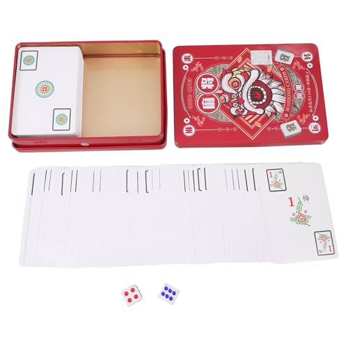 Hohopeti Praktisches Mahjong Kartenset Reiseversion Mahjong Karten Traditionelles Chinesisches Spiel für Party Familie Outdoor Training Hand gehirn koordination Hohopeti Praktisches Mahjong Kartenset Reiseversion Mahjong Karten Traditionelles Chinesisches Spiel für Party Familie Outdoor Training Hand gehirn koordination von Hohopeti