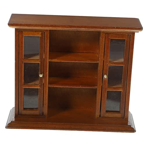 Hohopeti Puppenhaus Schrank Mini Schrank Dekor Dekorativer Mini Kleiderschrank Puppenhaus Schrank Spielzeug Miniatur Schrank Mini Schmuck Puppenhaus Mini Schrank von Hohopeti