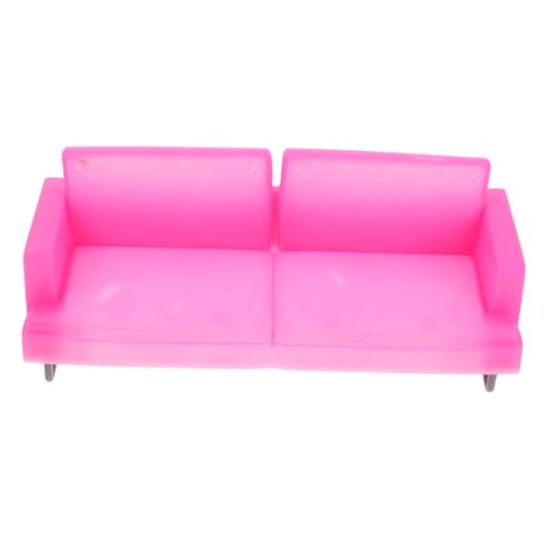 Hohopeti Puppenhaus Sofa Couch Miniatur Wohnzimmer Möbel Mini Vintage Sofa Couch Puppenhaus Wohnzimmer Zubehör Für Rollenspielset von Hohopeti