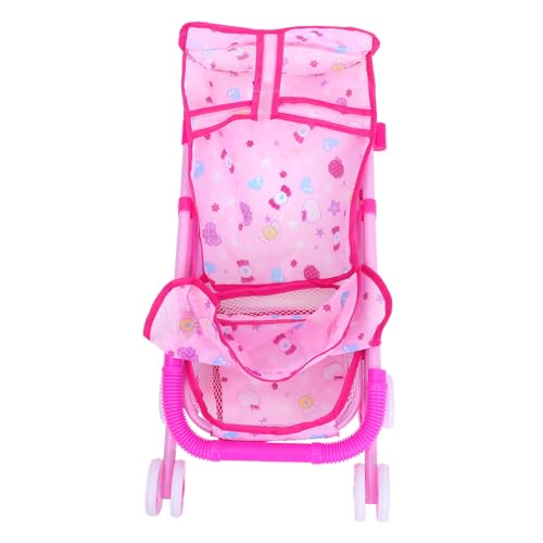 Hohopeti Puppenwagen mit Einkaufskorb Kompakter Puppenbuggy mit Komfortablem Griff und Leichten Rädern Robustes für Kleinkinder für Mädchen zum Rollenspiel und Puppenpflege Hohopeti Puppenwagen mit Einkaufskorb Kompakter Puppenbuggy mit Komfortablem Griff und Leichten Rädern Robustes für Kleinkinder für Mädchen zum Rollenspiel und Puppenpflege von Hohopeti