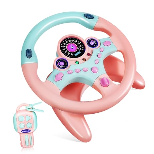 Hohopeti Realistisches Lenkradspielzeug für Drehbarem Lenkrad Lichteffekten und Sound Robustes Kunststoffmaterial Leicht und Vielseitig Einsetzbar für Simulation und Spiel zu Hause und Hohopeti Realistisches Lenkradspielzeug für Drehbarem Lenkrad Lichteffekten und Sound Robustes Kunststoffmaterial Leicht und Vielseitig Einsetzbar für Simulation und Spiel zu Hause und von Hohopeti