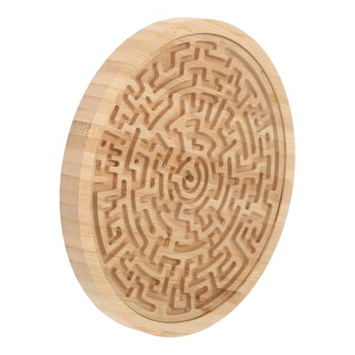Hohopeti Rundes Holz Labyrinth Spiel für Langlebiges Maze Brett aus Hochwertigem Holz Fördert Räumliches Denken und Logische Fähigkeiten Sicherer Kindergarten Puzzlespaß für Kleinkinder Hohopeti Rundes Holz Labyrinth Spiel für Langlebiges Maze Brett aus Hochwertigem Holz Fördert Räumliches Denken und Logische Fähigkeiten Sicherer Kindergarten Puzzlespaß für Kleinkinder von Hohopeti