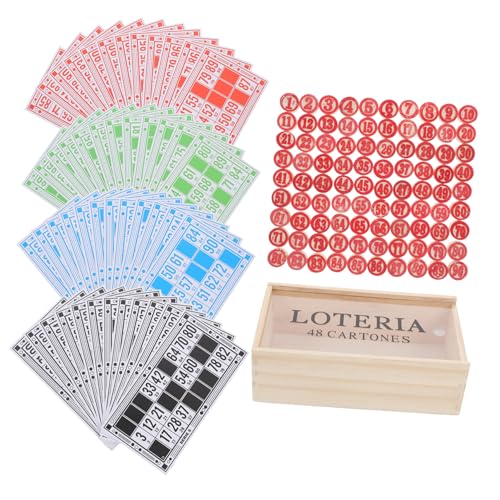 Hohopeti Russisches Lotto Spielset mit Holzbrett und Nummerierten Spielsteinen Traditionelles Bingo Spiel für Familienfeiern Fördert Logisches Denken und Zahlenerkennung Tragbar im Hohopeti Russisches Lotto Spielset mit Holzbrett und Nummerierten Spielsteinen Traditionelles Bingo Spiel für Familienfeiern Fördert Logisches Denken und Zahlenerkennung Tragbar im von Hohopeti