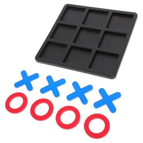 Hohopeti Schachspiel Kreuz und Kreis Holzbrett mit Roten O und Blauen X Interaktives Lernspiel für Frühe Bildung Fördert Logisches und Kreatives Denken Hohopeti Schachspiel Kreuz und Kreis Holzbrett mit Roten O und Blauen X Interaktives Lernspiel für Frühe Bildung Fördert Logisches und Kreatives Denken von Hohopeti