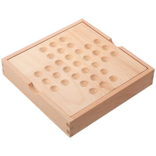 Hohopeti Schachspiel aus Holz Pädagogisches Doppelspieler Brettspiel Robust und Leicht Glatte Oberfläche Interaktives Denkspiel für Drinnen und Freizeitspaß Hohopeti Schachspiel aus Holz Pädagogisches Doppelspieler Brettspiel Robust und Leicht Glatte Oberfläche Interaktives Denkspiel für Drinnen und Freizeitspaß von Hohopeti