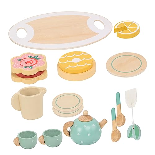 Hohopeti Set Aus Holz Teeservice Für Kinder 15 Teiliges Teeset Spielzeug Für Kleinkinder Perfekt Für Teeparty Und Rollenspiele Inklusive Tassen Und Zubehör Ideal Für Kreative von Hohopeti