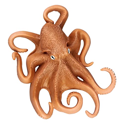 Hohopeti Simulierter Oktopus Meerestierhandwerk Oktopus Stofftier wohnaccessoires gartendekoration Spielzeug Desktop-Dekoration aus Kunststoff Tintenfischfiguren aus Kunststoff Plastik von Hohopeti