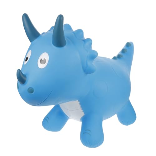 Hohopeti Springender Drache Dinosaurier Indoor Ride Spielzeug Aufblasbares Dinosaurierspielzeug Für Kinder Pferd Springendes Spielzeug Kinderspielzeug Indoor-Spielzeug Hüpfen PVC Blue von Hohopeti