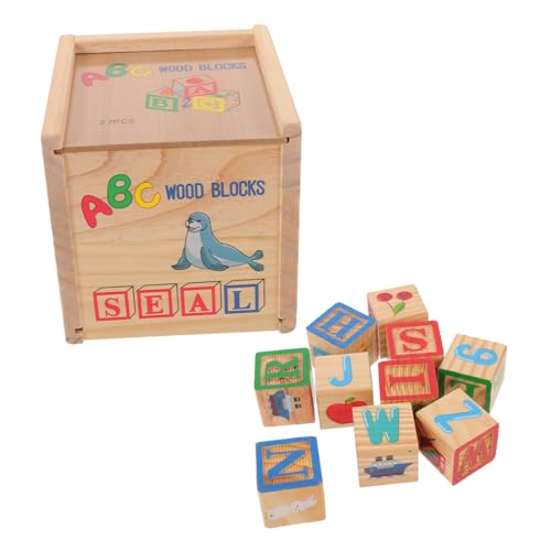 Hohopeti Teiliges Holzspielzeug mit ABC Zahlenblöcken Sichere Abgerundete Kanten Interaktives Lernspielzeug für Vorschulkinder Montessori Stapelspielzeug zur Frühkindlichen Entwicklung Hohopeti Teiliges Holzspielzeug mit ABC Zahlenblöcken Sichere Abgerundete Kanten Interaktives Lernspielzeug für Vorschulkinder Montessori Stapelspielzeug zur Frühkindlichen Entwicklung von Hohopeti