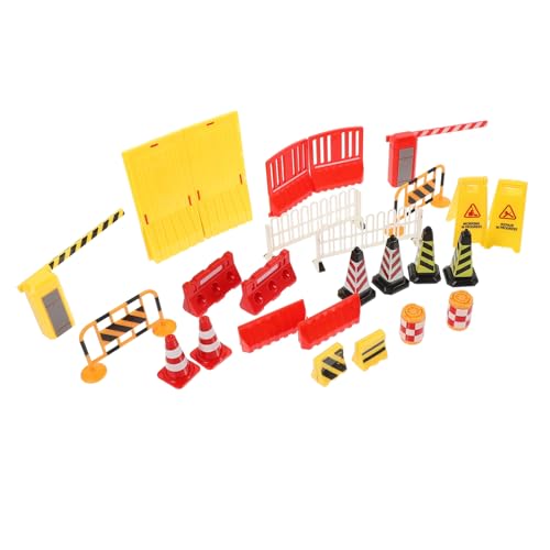 Hohopeti Teiliges Verkehrszeichen Spielset für Miniatur Straßenabsperrung Lernspielzeug mit Bunten Robusten Materialien Leicht und Platzsparend Pädagogisches Verkehrssicherheits Hohopeti Teiliges Verkehrszeichen Spielset für Miniatur Straßenabsperrung Lernspielzeug mit Bunten Robusten Materialien Leicht und Platzsparend Pädagogisches Verkehrssicherheits von Hohopeti