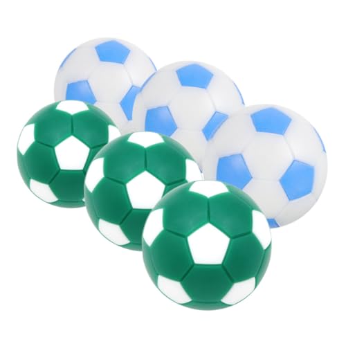 Hohopeti Tischfußball Ersatzbälle 32mm Mini Fußball Für Tischspiel Tiefgrün/Und/Ideal Für Kicker Und Tischfußball Zubehör von Hohopeti