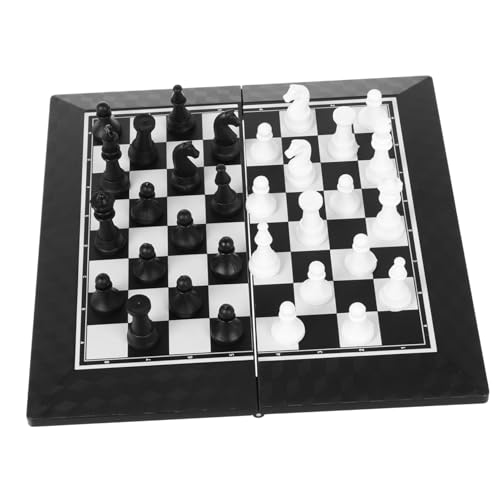 Hohopeti Tragbares Faltbares Schachbrett Set Kompakt Leicht für Reisen und Zuhause Fördert Logisches Denken und Strategische Fähigkeiten für Erwachsene und Lernspiel Hohopeti Tragbares Faltbares Schachbrett Set Kompakt Leicht für Reisen und Zuhause Fördert Logisches Denken und Strategische Fähigkeiten für Erwachsene und Lernspiel von Hohopeti