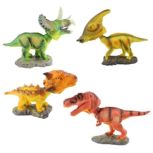 Hohopeti Triceratops Dinosaurier Modell Auto Kopfschüttelndes Spielzeug Für Auto Und Heim Ideal Für Dino Fans Und Spielzeugliebhaber Farbenfrohes Design von Hohopeti