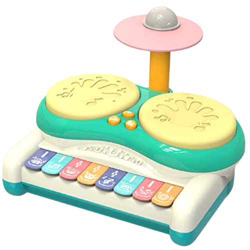 Hohopeti Trommelinstrument Musikalisches Spielzeug Percussion-Musik-Spielzeug kinderinstrumente Kinder musikinstrumente musikalisches Lernspielzeug für Babys Musikalische Trommel Plastik von Hohopeti