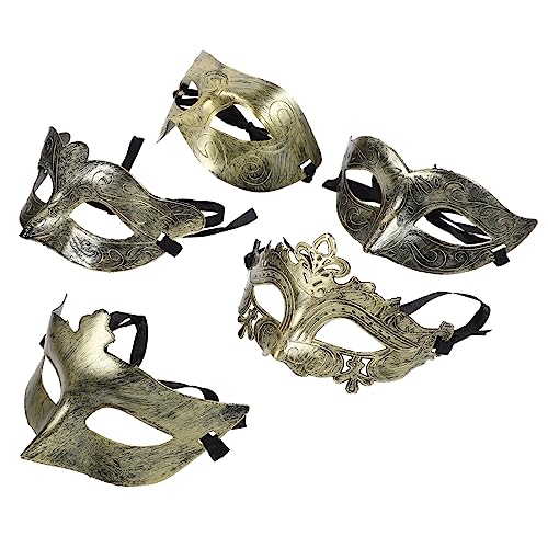 Hohopeti Vintage Halbgesichtsmaske Für Frauen Retro Halloween Party Maske Cosplay Requisiten Schmetterling Spitze Und Prinzessin Designs Ideal Für Karneval Und von Hohopeti