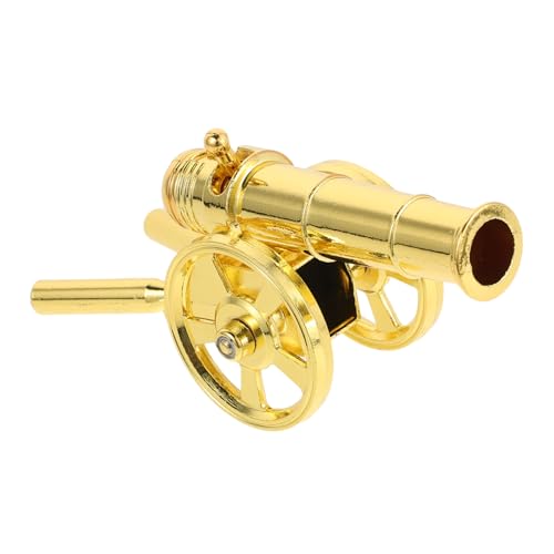 Hohopeti Vintage Metall Kanonenmodell Sammlerfigur Historische Artillerie Skulptur Dekoratives Miniatur Desktop Ornament für Büro und Zuhause Hohopeti Vintage Metall Kanonenmodell Sammlerfigur Historische Artillerie Skulptur Dekoratives Miniatur Desktop Ornament für Büro und Zuhause von Hohopeti