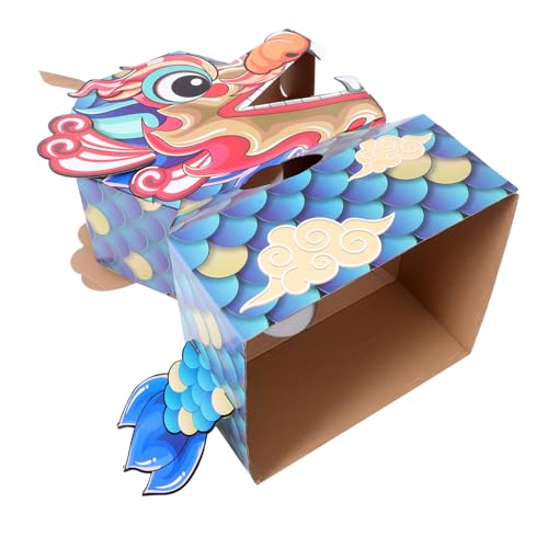 Hohopeti Wearable Papp Box Dragon Wearable DIY Toy Carton Cardboard Für Cosplay von Hohopeti