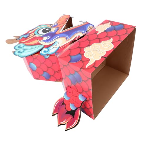 Hohopeti Wearable Papp Box Dragon Wearable DIY Toy Carton Cardboard Für Cosplay von Hohopeti