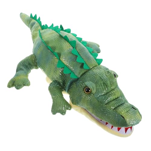 Hohopeti Weiche Krokodil Handpuppe Plüsch Tierkopf Puppenspielzeug für Interaktive Storytelling Handpuppe Kuscheltier aus Weichem Pp baumwollmaterial für Rollenspiele und Hohopeti Weiche Krokodil Handpuppe Plüsch Tierkopf Puppenspielzeug für Interaktive Storytelling Handpuppe Kuscheltier aus Weichem Pp baumwollmaterial für Rollenspiele und von Hohopeti