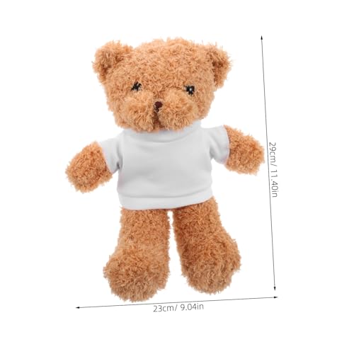 Hohopeti Weicher Plüsch-teddybär mit Blanko T-Shirt zum Selbergestalten Kuscheliges Stofftier für Weihnachten Shower Geburtstage Vielseitige Dekoration für Erwachsene Hohopeti Weicher Plüsch-teddybär mit Blanko T-Shirt zum Selbergestalten Kuscheliges Stofftier für Weihnachten Shower Geburtstage Vielseitige Dekoration für Erwachsene von Hohopeti