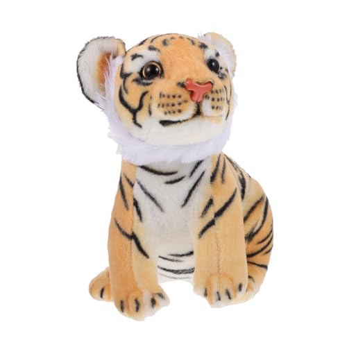 Hohopeti üsch Tiger 23cm Gelbes Tier üschspielzeug Für Niedliches Tier Als Dekoration Und Für Festlichkeiten Kuscheliges Für Kleinkinder Und Babys von Hohopeti