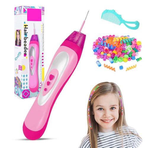 Hojalis Automatic Hair Braider, Haarflechtmaschine Mädchen, Automatische Haarflechtmaschine, Kinder Hair Braiding Machine DIY Haardekorations, DIY Magic Hair Styling Tools für Kinder ab 5 Jahren von Hojalis