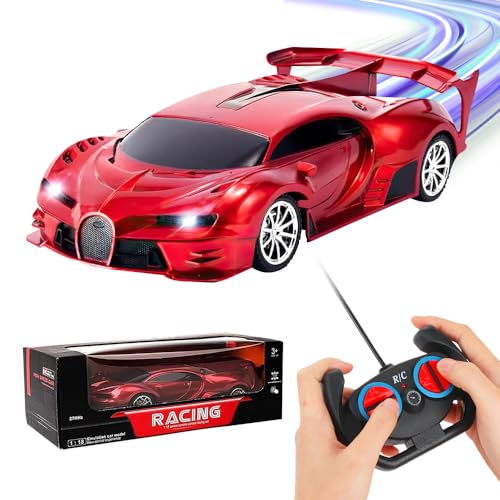 Hojalis Ferngesteuertes Auto Kinder, 2.4 GHz Spielzeugautos, Auto Spielzeug mit Fernbedienung, Hochgeschwindigkeits RC Auto Spielzeug, RC Auto für Kinder mit Fernbedienung von Hojalis