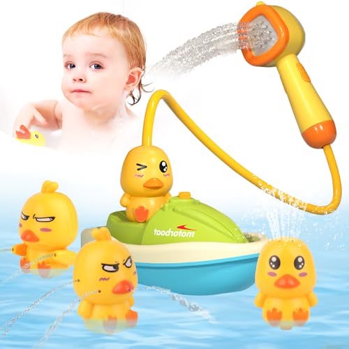 Hojalis Badewannenspielzeug ab 1 2 3 4 Jahre, Ente Baby Badespielzeug mit Duschkopf, Ente Badewanne Spielzeug Mit Duschkopf, Badespielzeug Baby, 4 Sprühmodi,Geschenk Für Kleinkinder Jungen Mädchen Hojalis Badewannenspielzeug ab 1 2 3 4 Jahre, Ente Baby Badespielzeug mit Duschkopf, Ente Badewanne Spielzeug Mit Duschkopf, Badespielzeug Baby, 4 Sprühmodi,Geschenk Für Kleinkinder Jungen Mädchen von Hojalis